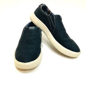 Men's IZOD Jackson Slip-On Shoes Size 9.5 Black Memory Foam